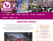 Tablet Screenshot of downtownfreehold.com